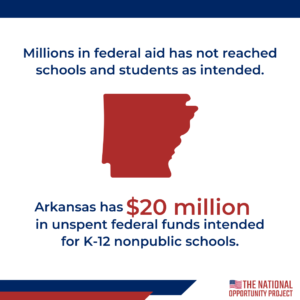 $20 million in EANS funding has not reached the Arkansas students and schools as intended