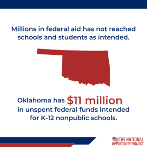 $11 million in EANS funding has not reached the Oklahoma students and schools it was intended for
